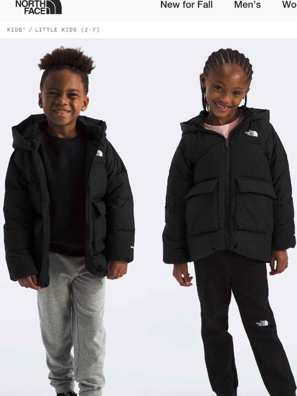 Northface Unisex Kids’ North Down Fleece-Lined Parka (2)